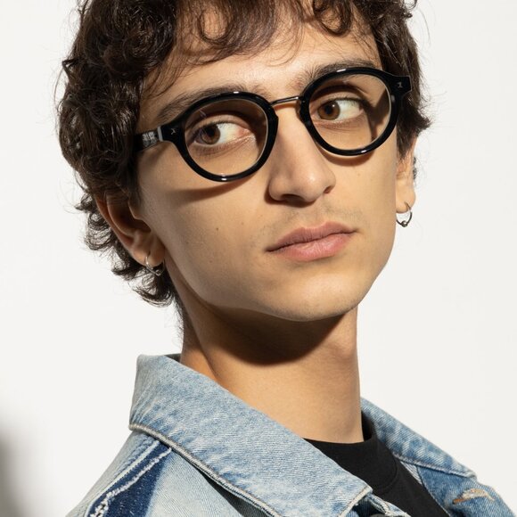 Valentino V-ESSENTIAL-IV VLX-132B Eyeglasses Black 46mm Round Frame - Picture 2 of 10